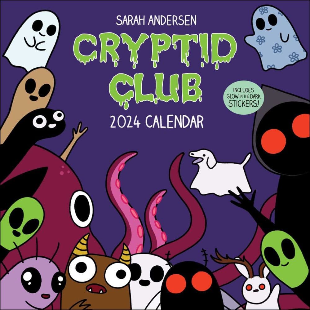 Cryptid Club 2024 Wall Calendar_Main