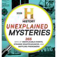 image History Channel 365 Days of Unexplained Mysteries 2026 Desk Calendar