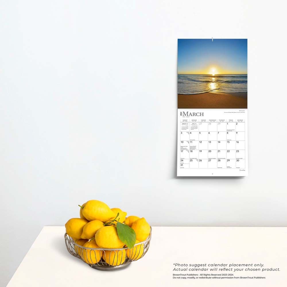 Paradise 2024 Mini Wall Calendar