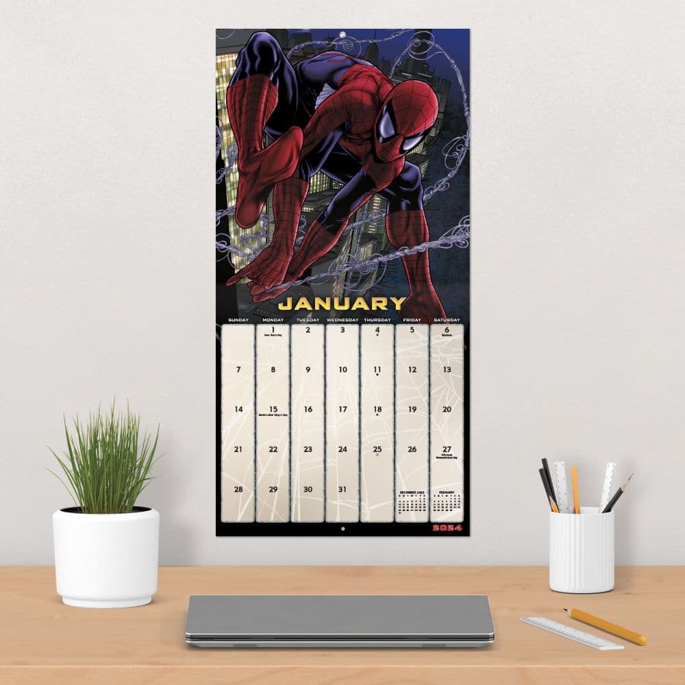 SpiderMan 2025 Wall Calendar