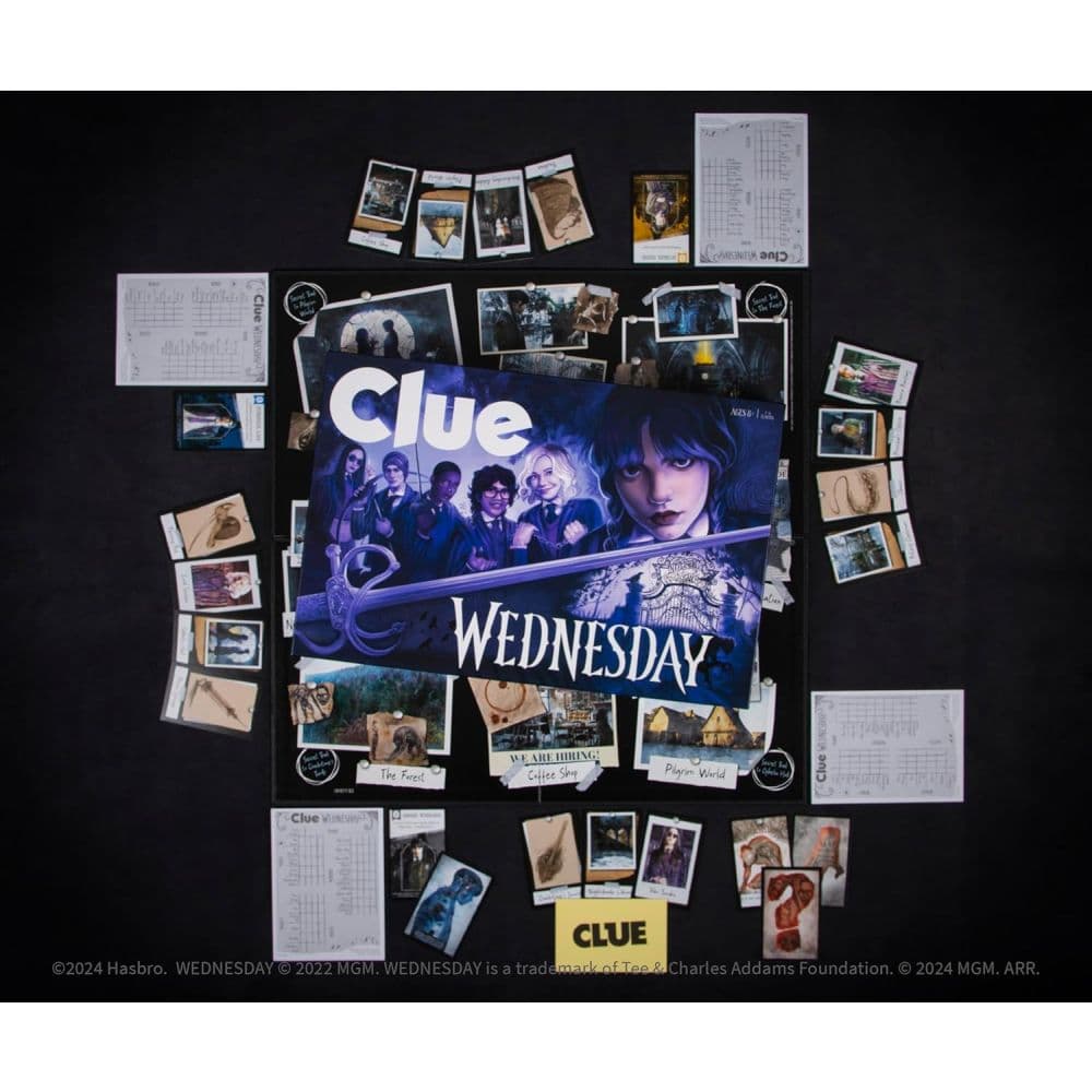 Clue Wednesday Addams Board Game alternate image 9