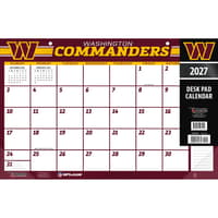image NFL Washington Commanders 2027 Small Desk Pad Main Product Image