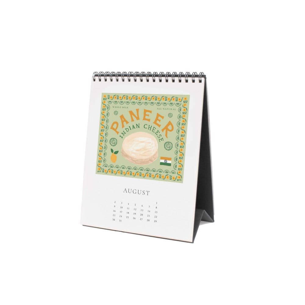 Cheese 2026 Easel Desk Calendar Eighth Alternate Image