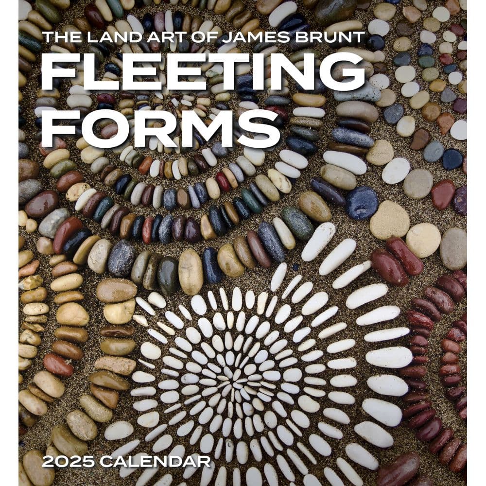 Fleeting Forms Land Art 2025 Wall Calendar Main Image