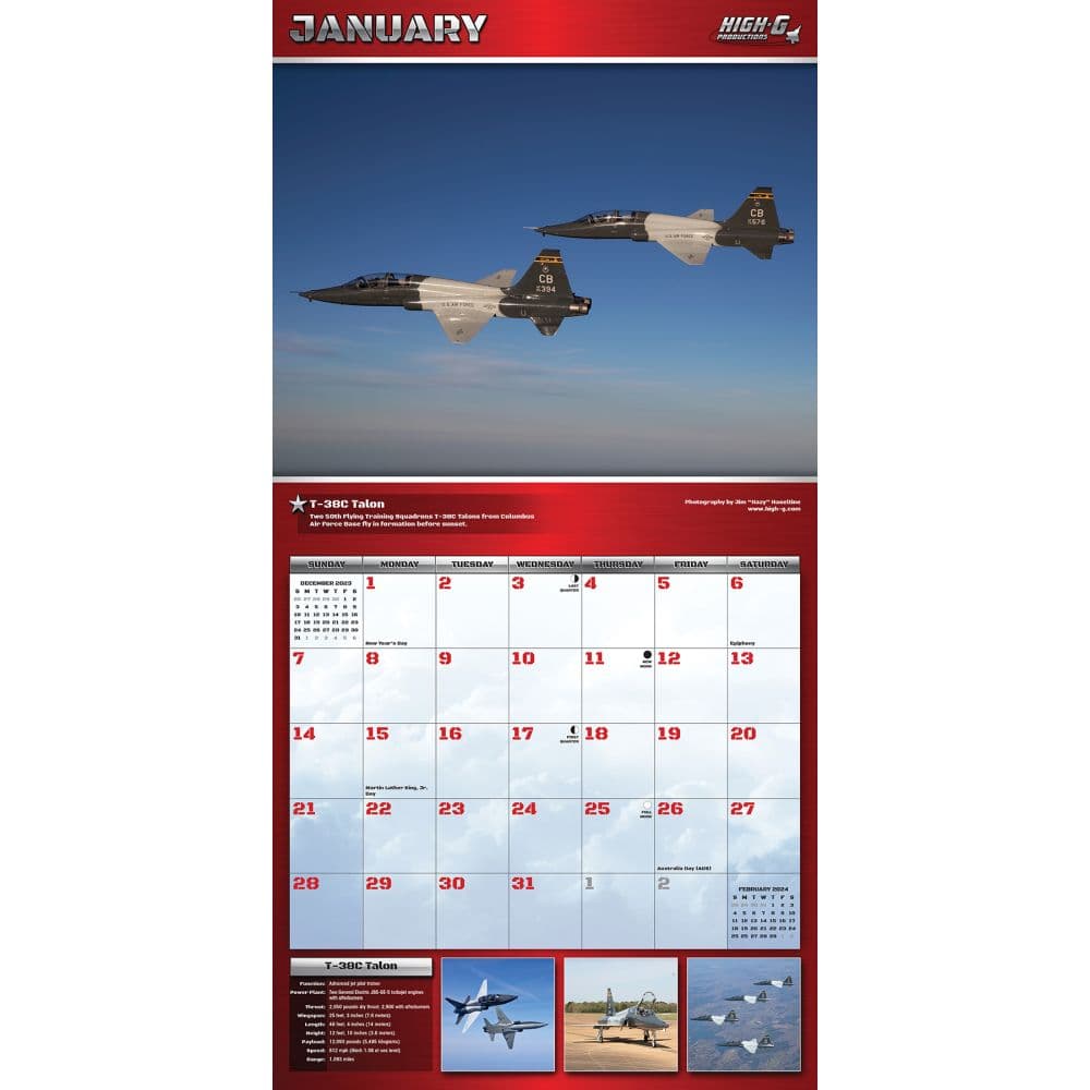 Sky is the Limit 2024 Wall Calendar