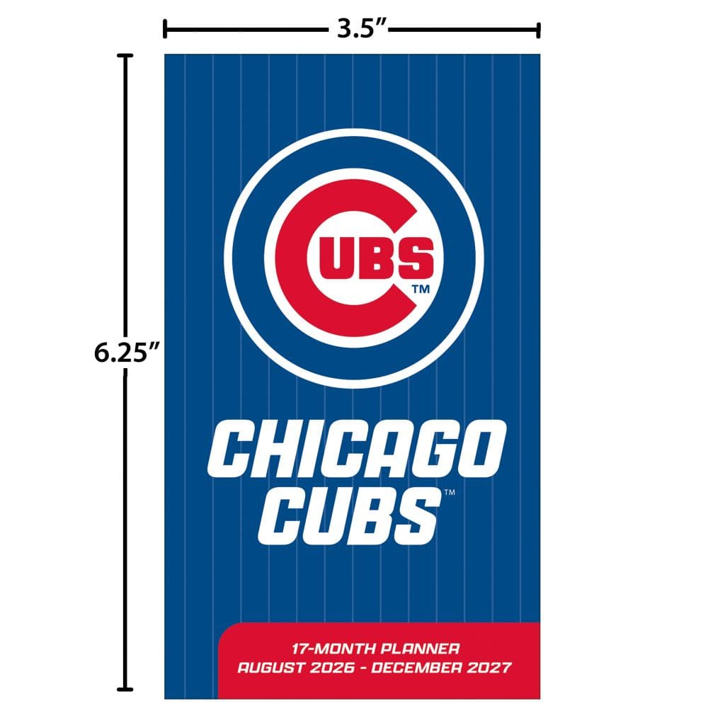 MLB Chicago Cubs 17 Month 2027 Pocket Planner Sixth Alternate Image