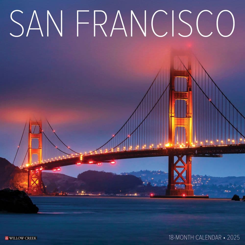 San Francisco 2025 Wall Calendar  Main Image