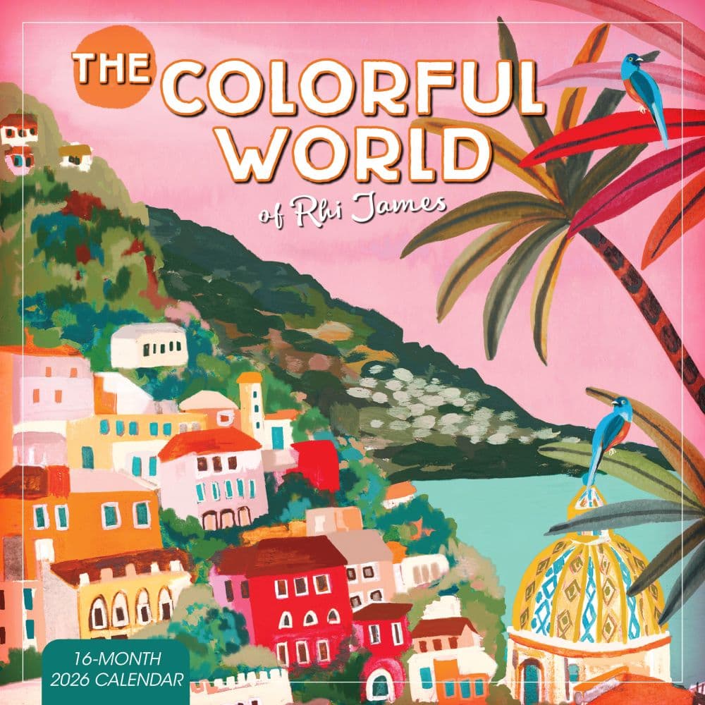 Colorful World Of Rhi James 2026 Wall Calendar_Main Image