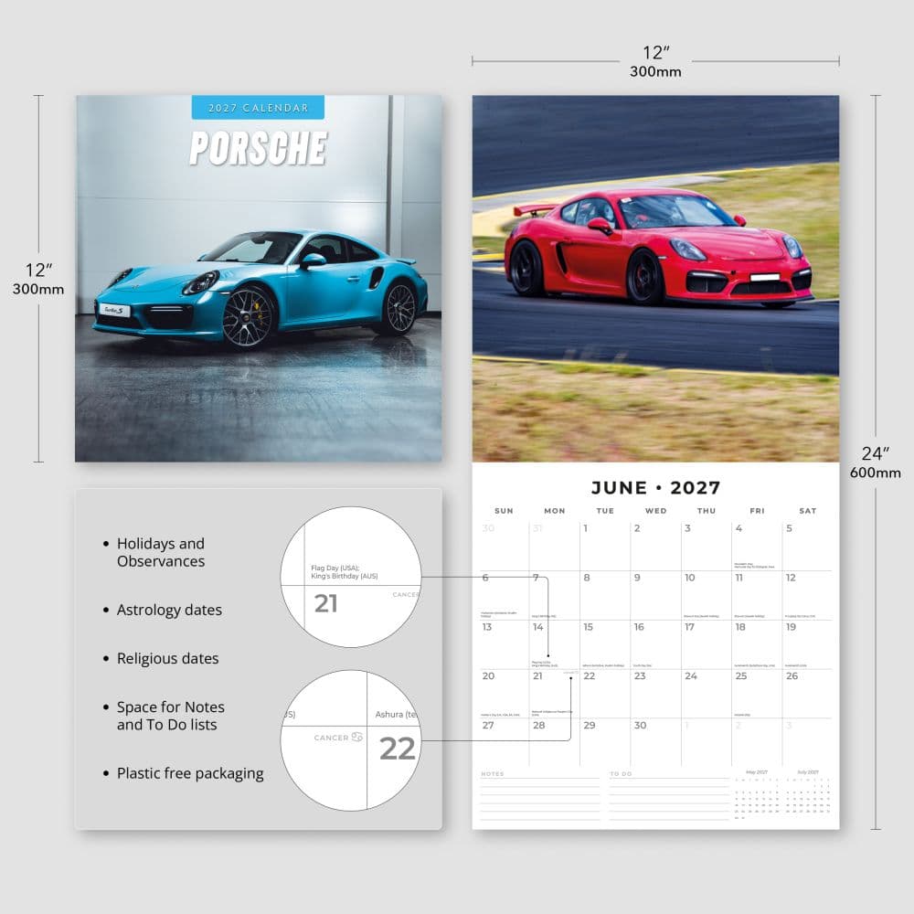 Porsche 2027 Wall Calendar Third Alternate Image