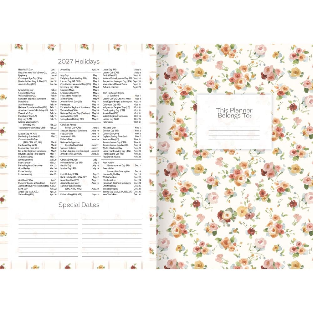 Blissful Moments 2027 Monthly Planner by Lisa Audit Third Alternate Image