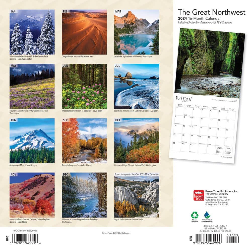 Great Northwest 2025 Wall Calendar