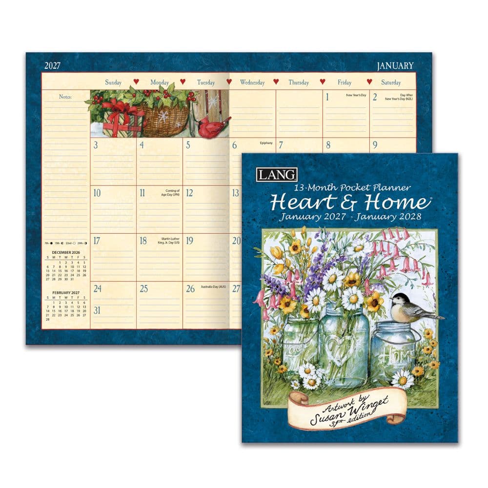 Heart and Home 2027 Monthly Pocket Planner by Susan Winget Sixth Alternate Image