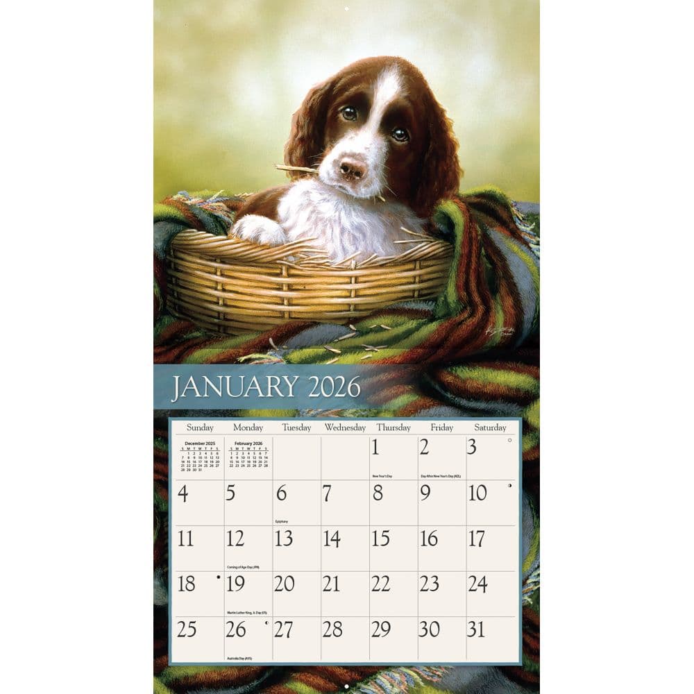 Love of Dogs 2026 Wall Calendar by John Silver_ALT1