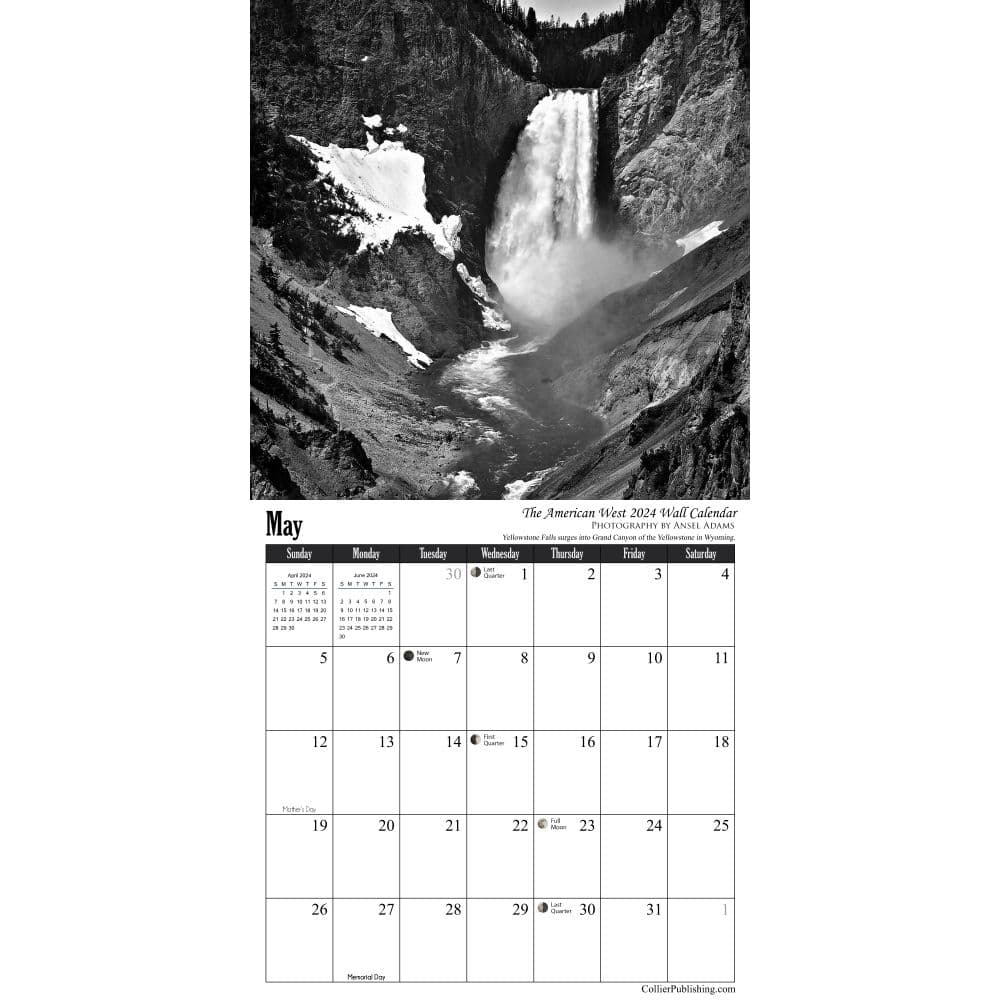 Ansel Adams 2024 Wall Calendar - Calendars.com