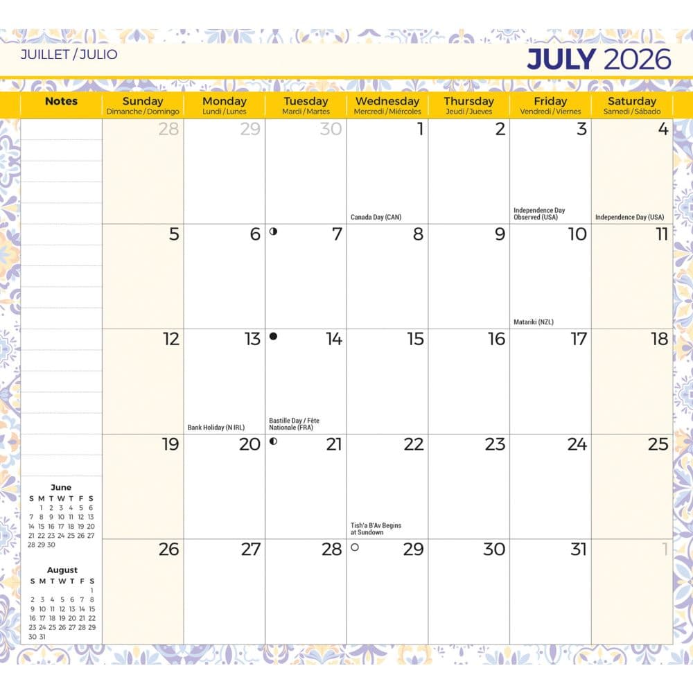 Tuscan Delight 2 Year Pocket 2026 Planner Third Alternate Image