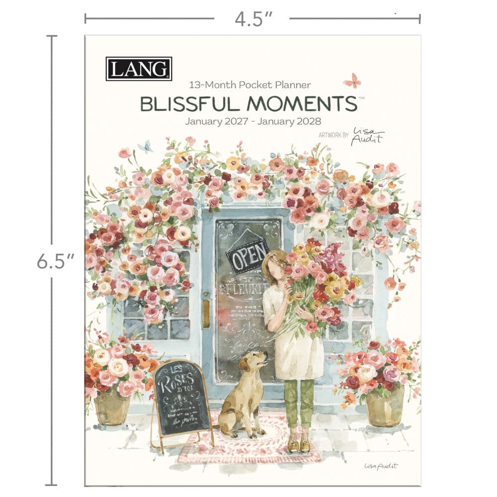 Blissful Moments 2027 Monthly Pocket Planner by Lisa Audit Third Alternate Image