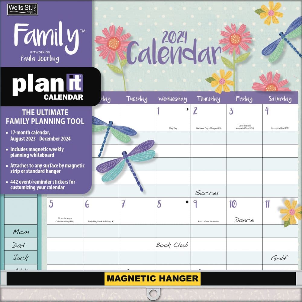 Family Plan It 2024 Wall Calendar Main Image