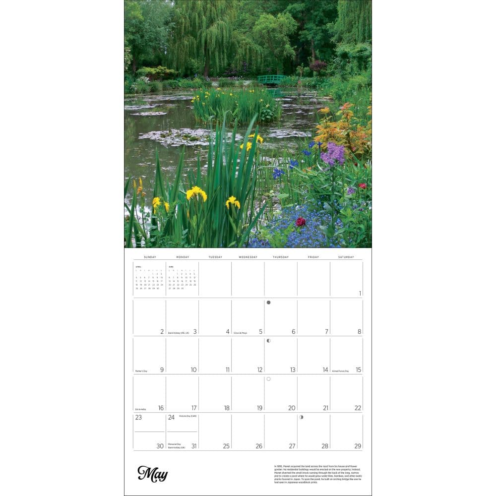 Monets Passion 2027 Wall Calendar by Elizabeth Murray Sixth Alternate Image