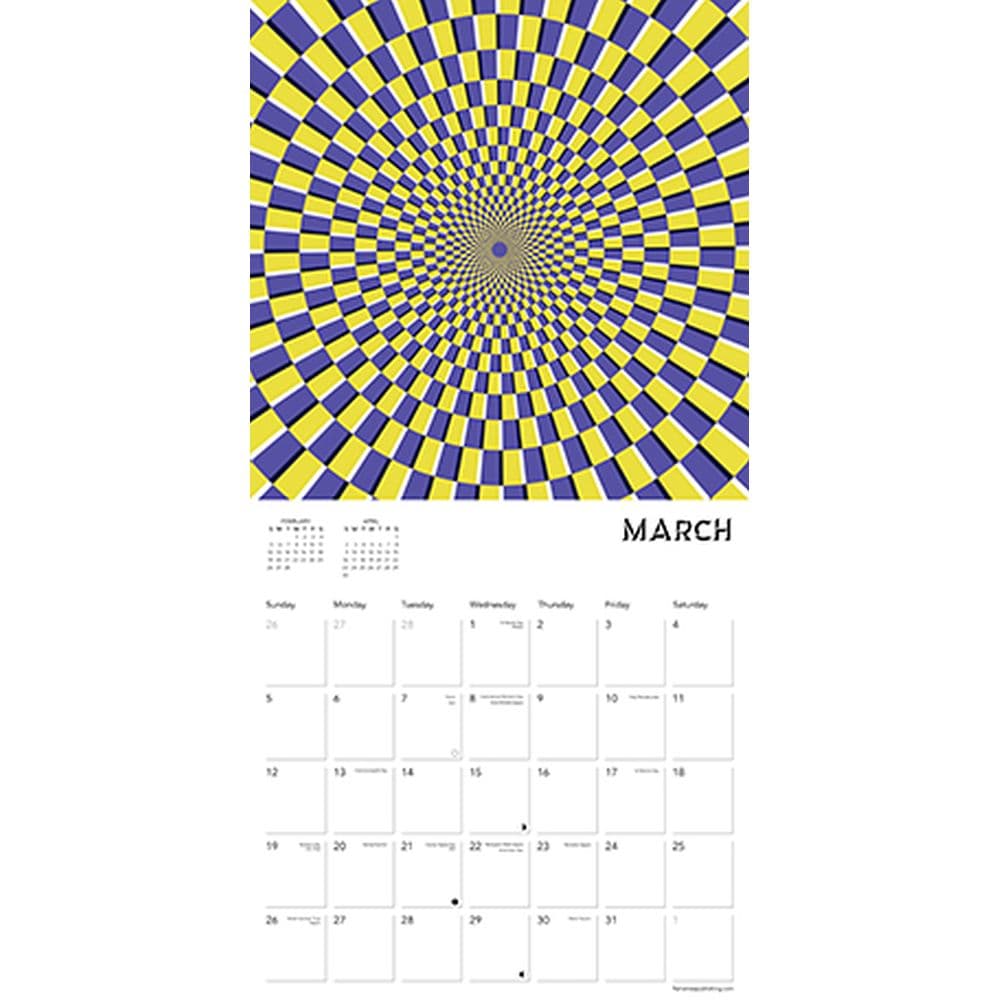 Optical Illusions 2023 Wall Calendar - Calendars.com