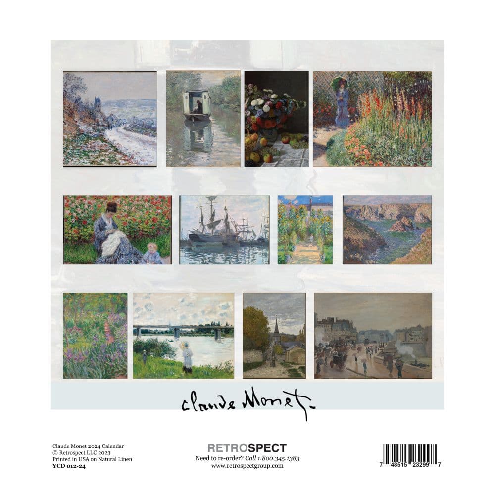 Monet 2024 Easel Calendar First Alternate Image width=&quot;1000&quot; height=&quot;1000&quot;