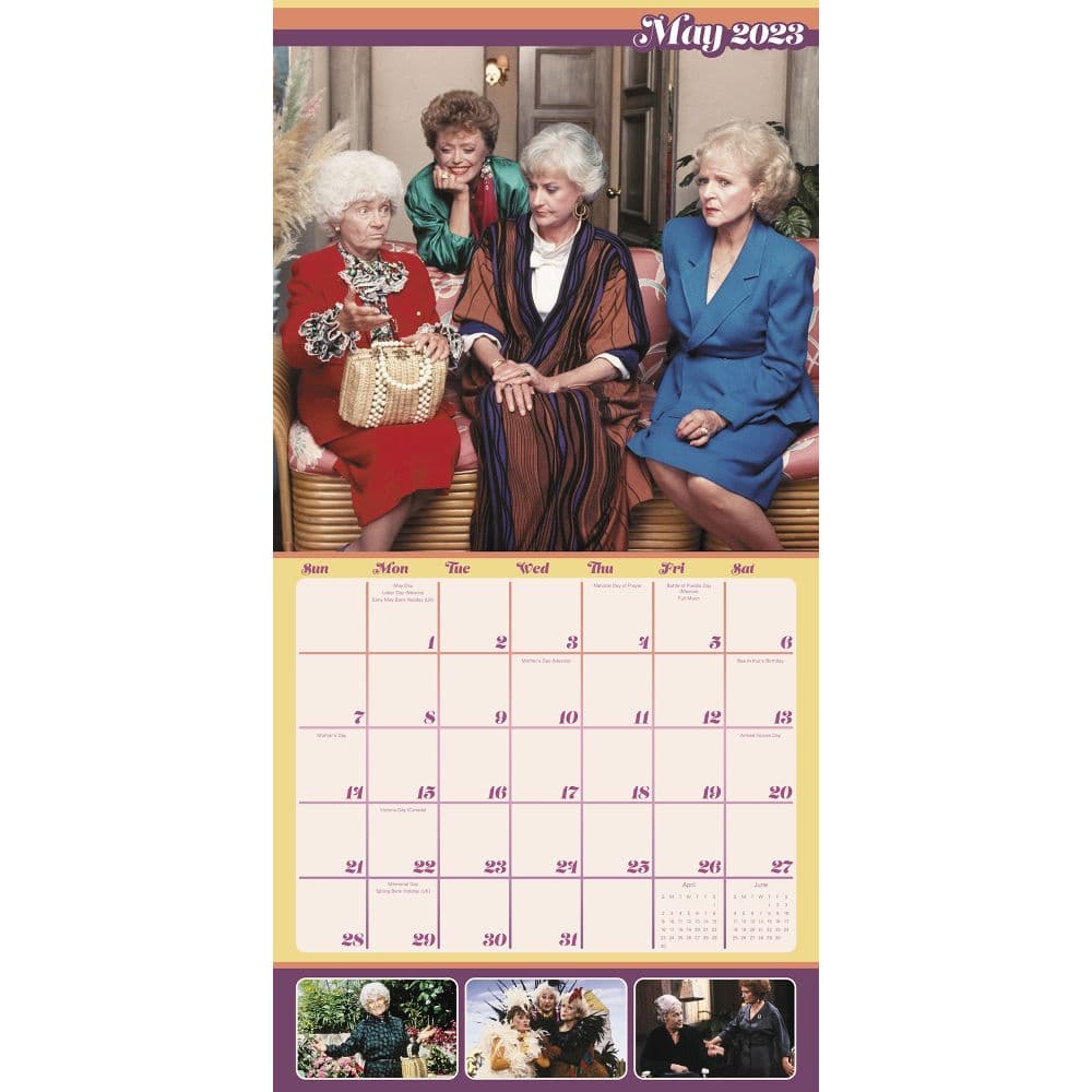 Golden Girls 2023 Wall Calendar - Calendars.com