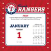 image MLB Texas Rangers 2026 Desk Calendar Second Alternate Image