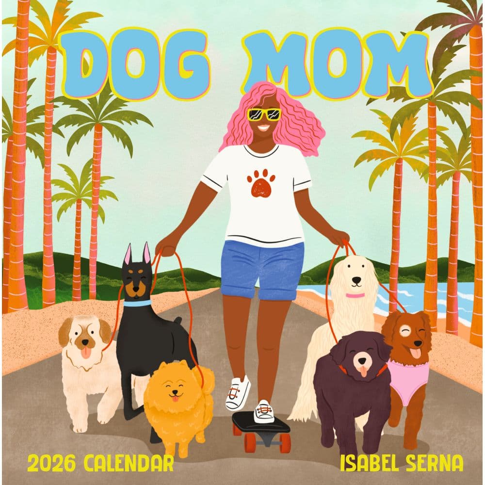 Dog Mom 2026 Wall Calendar Main Image