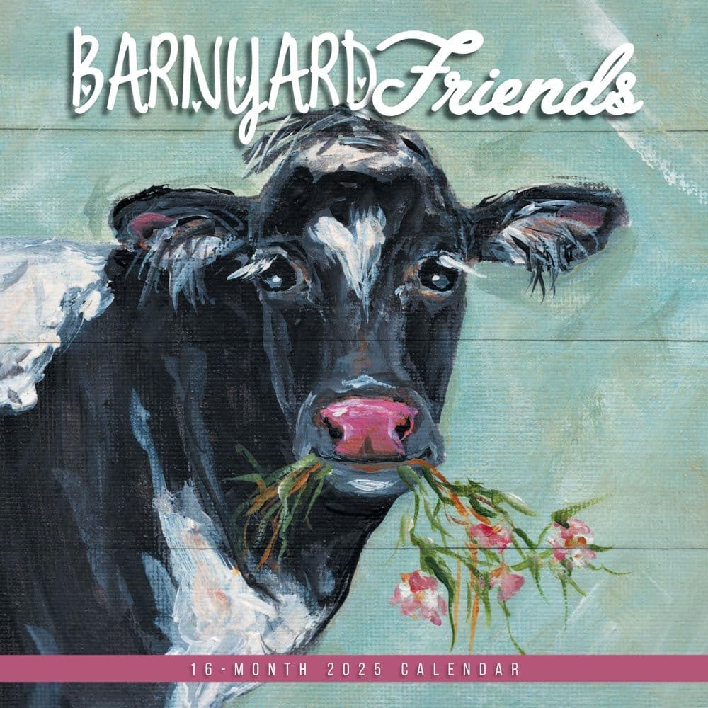 Barnyard Friends 2025 Wall Calendar Main Product Image width=&quot;1000&quot; height=&quot;1000&quot;