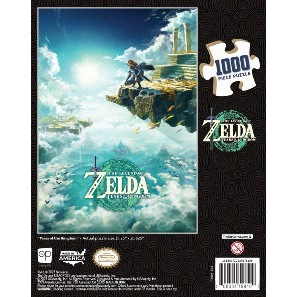 Zelda Tears Of The Kingdom 1000 Piece Puzzle Sixth Alternate Image
