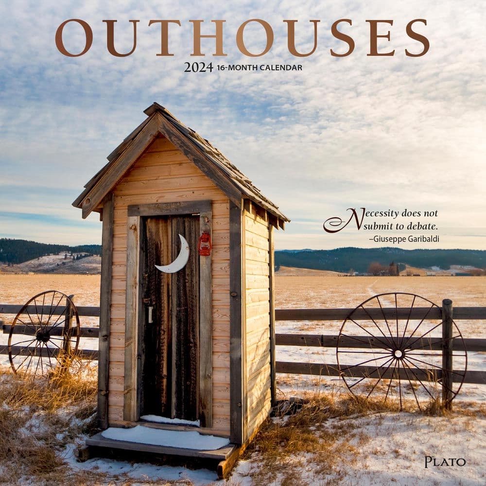 Outhouses 2024 Wall Calendar