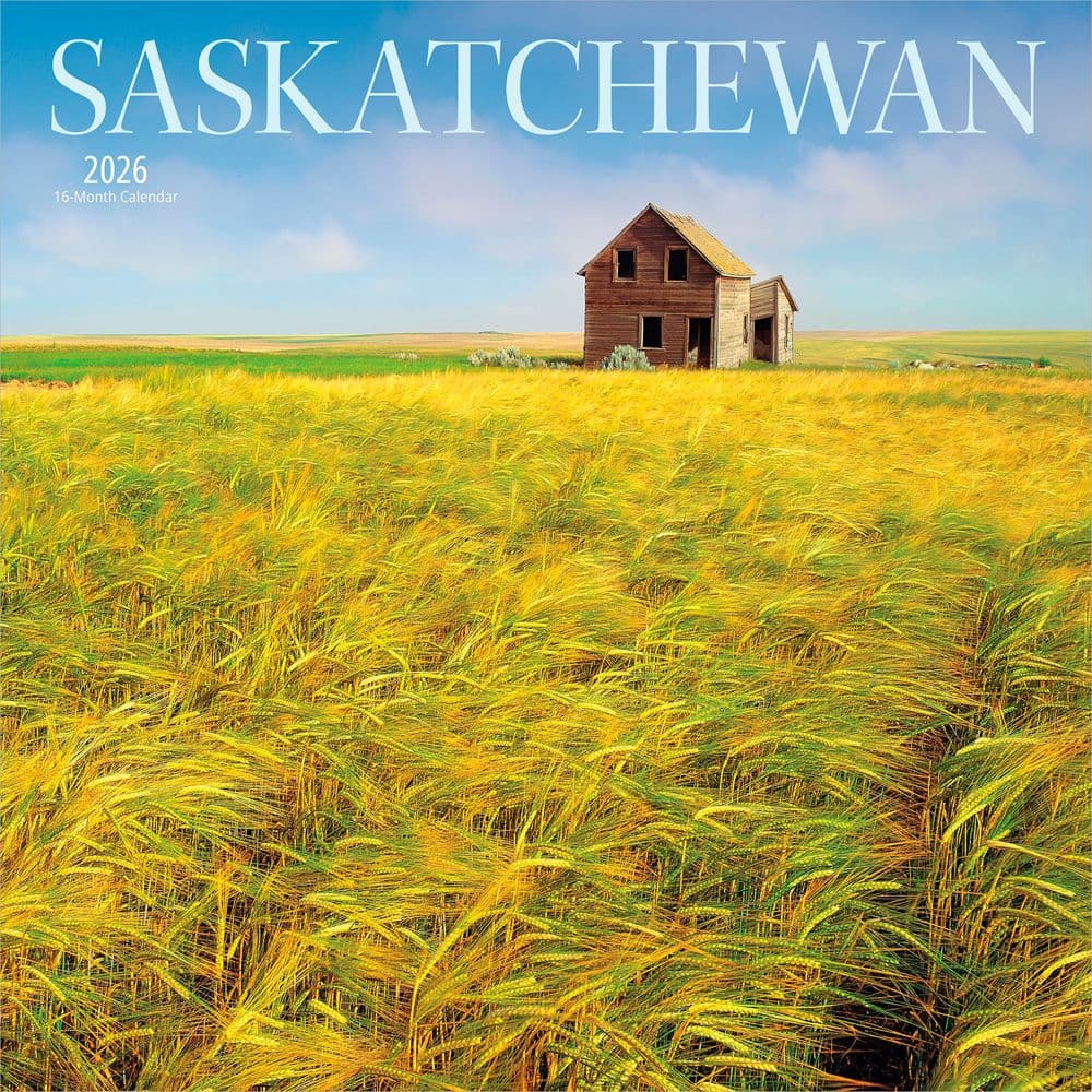 Saskatchewan 2026 Wall Calendar Main Product Image
