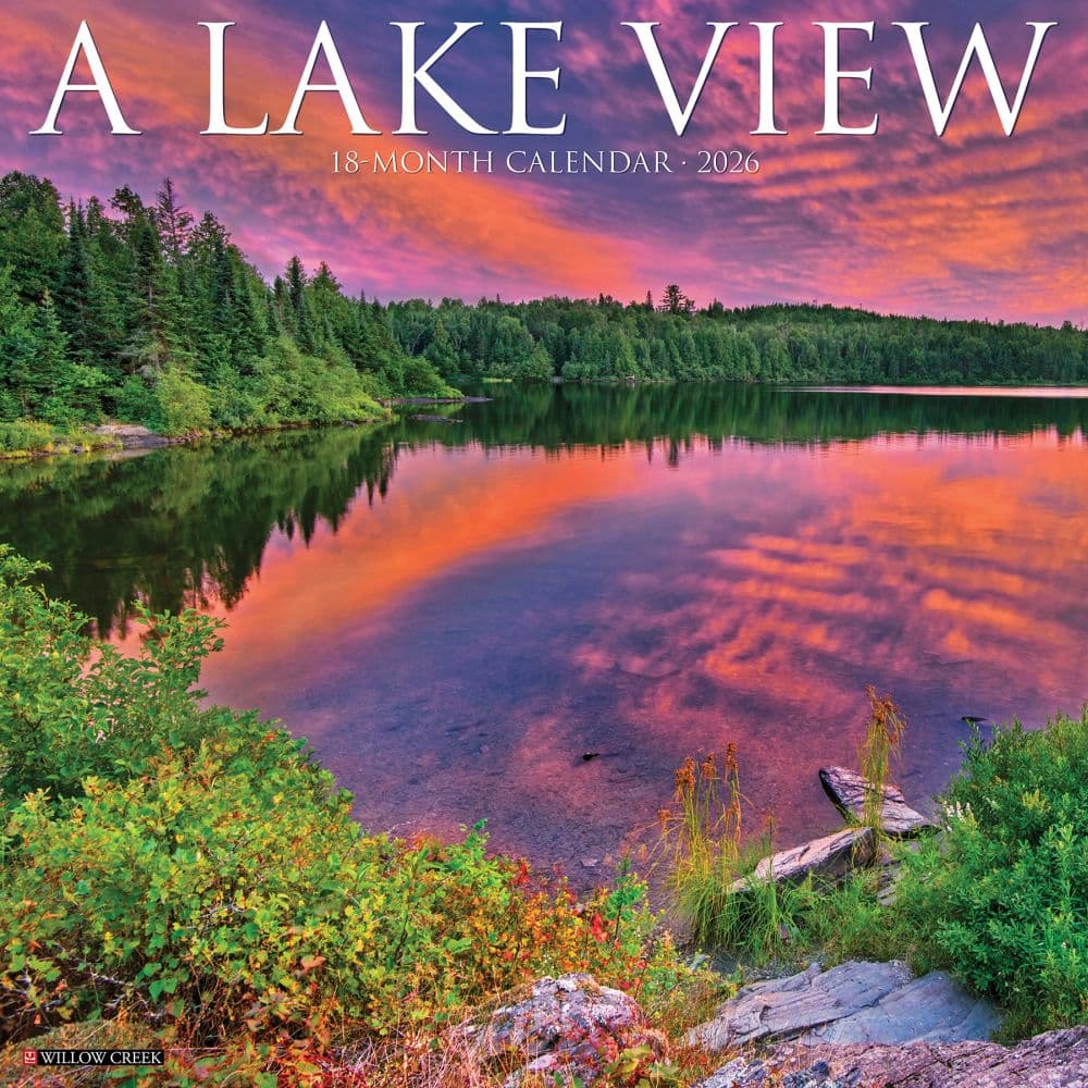 Lake View 2026 Wall Calendar  Main Image