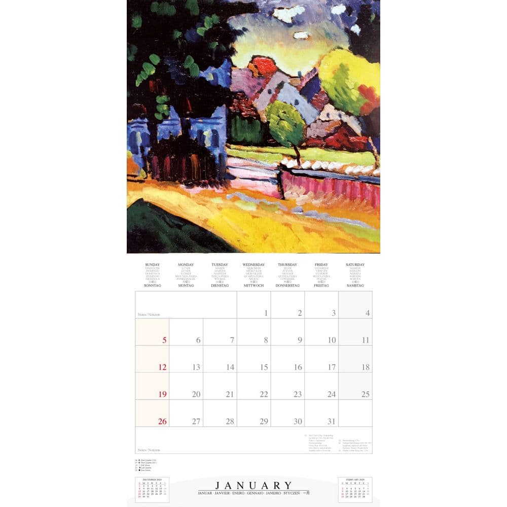 Kandinsky Figuratives 2025 Wall Calendar Second Alternate Image width="1000" height="1000"