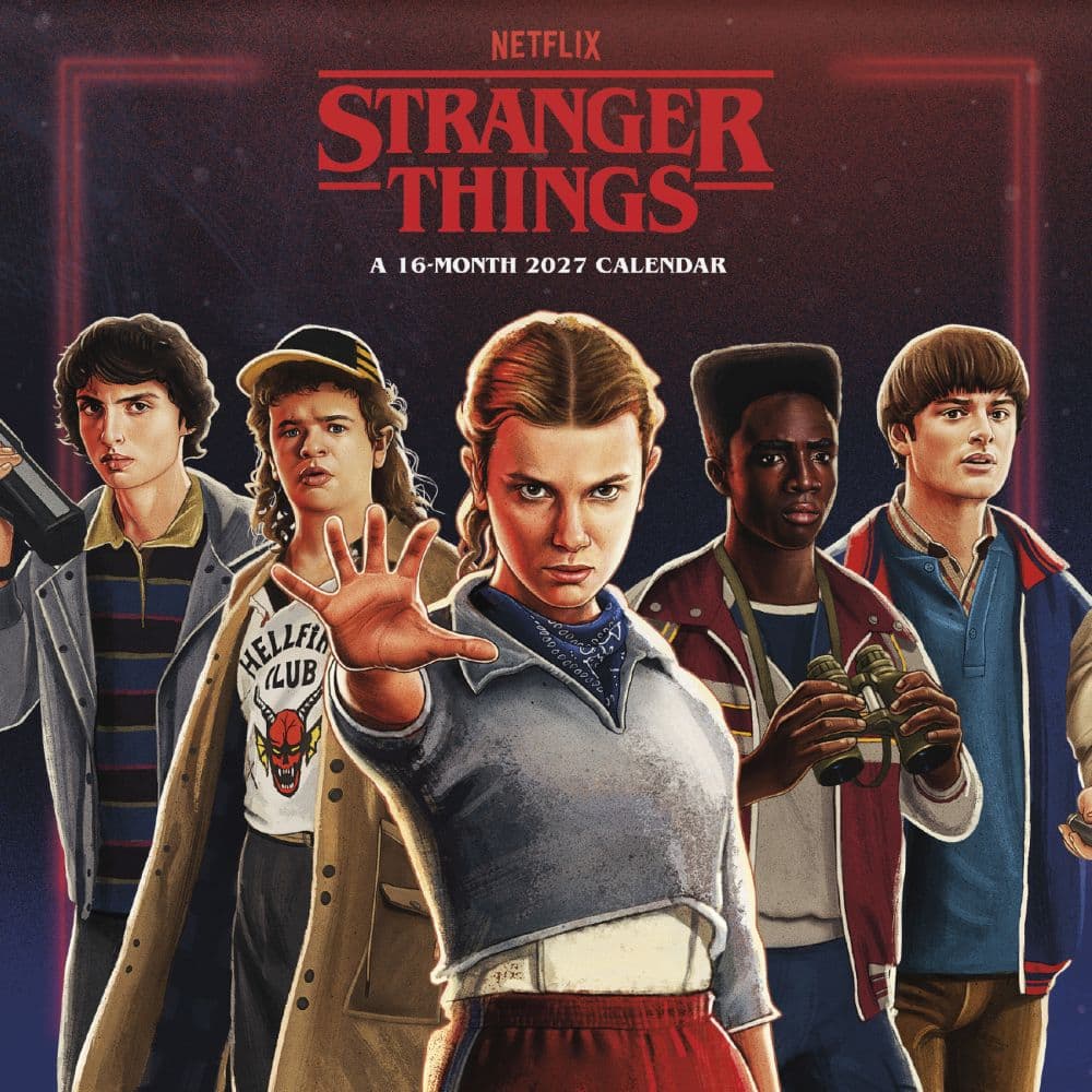 Stranger Things 2027 Mini Wall Calendar Main Product Image