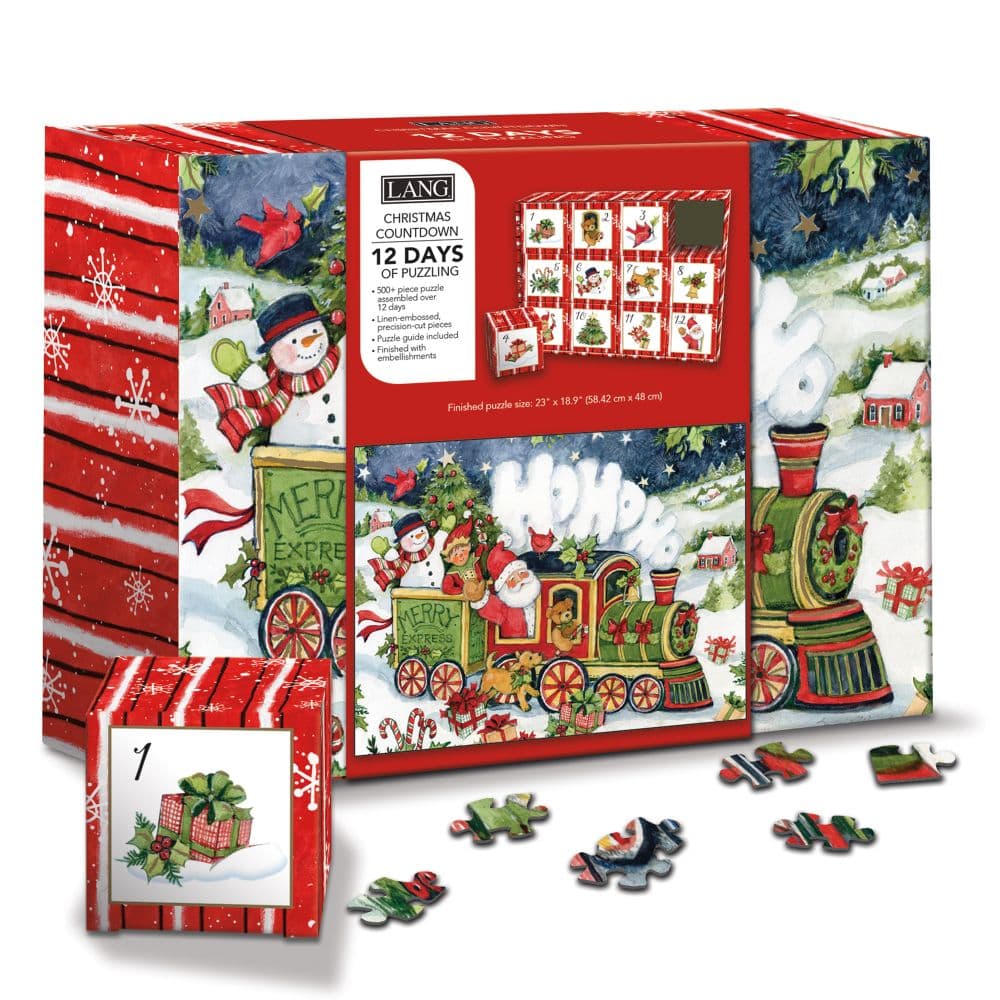 Merry Express Countdown 500 Piece Puzzle Main Product Image