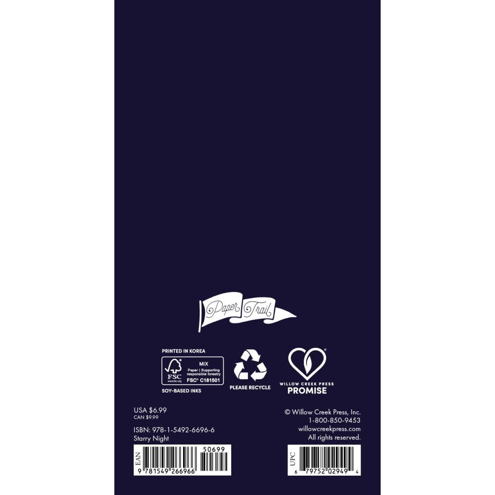 Starry Night 2027 2-Year Pocket Planner First Alternate Image