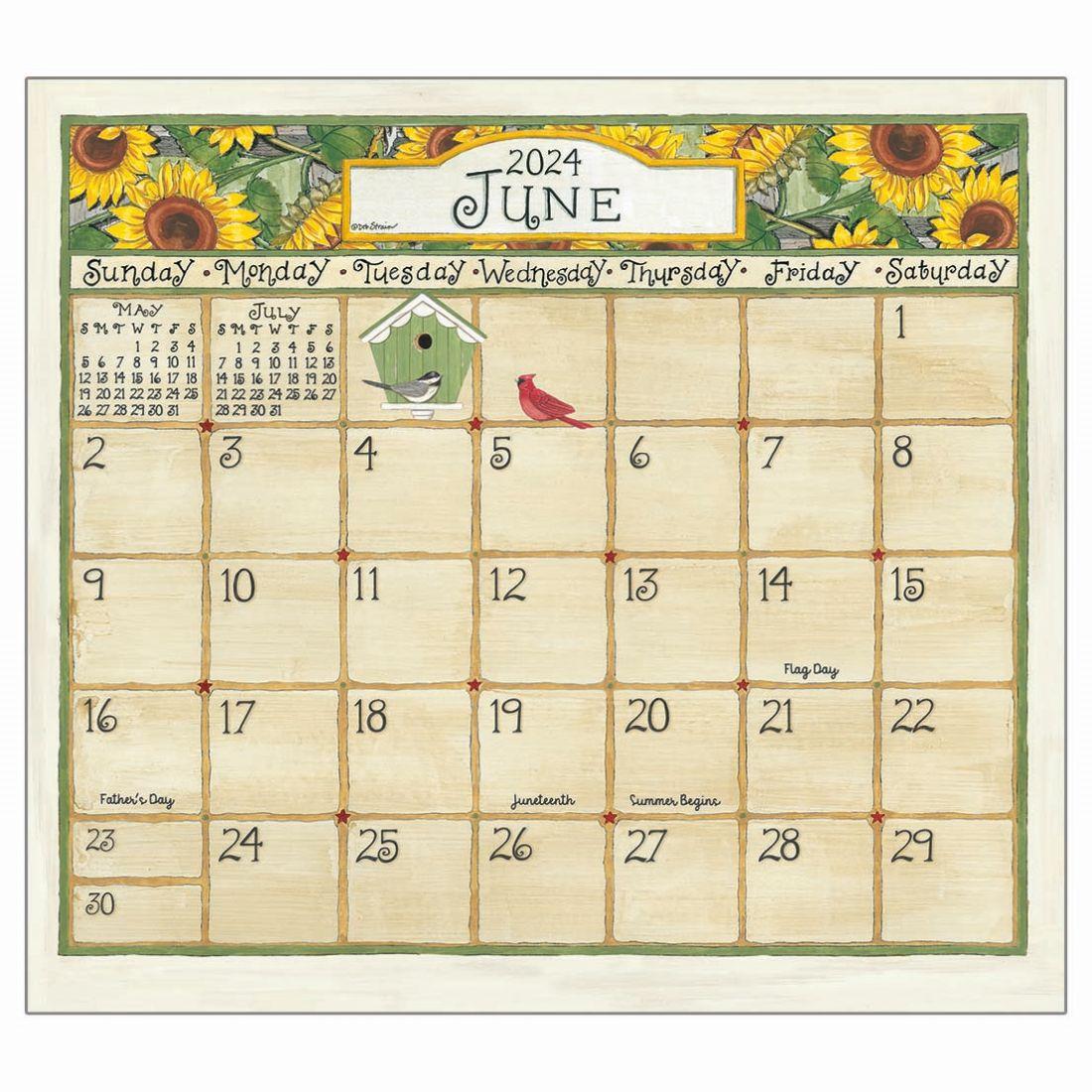 Coming Home Strain 2024 Magnetic Calendar Pad