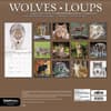 image Wolves Bilingual French and English 2025 Wall Calendar First Alternate Image