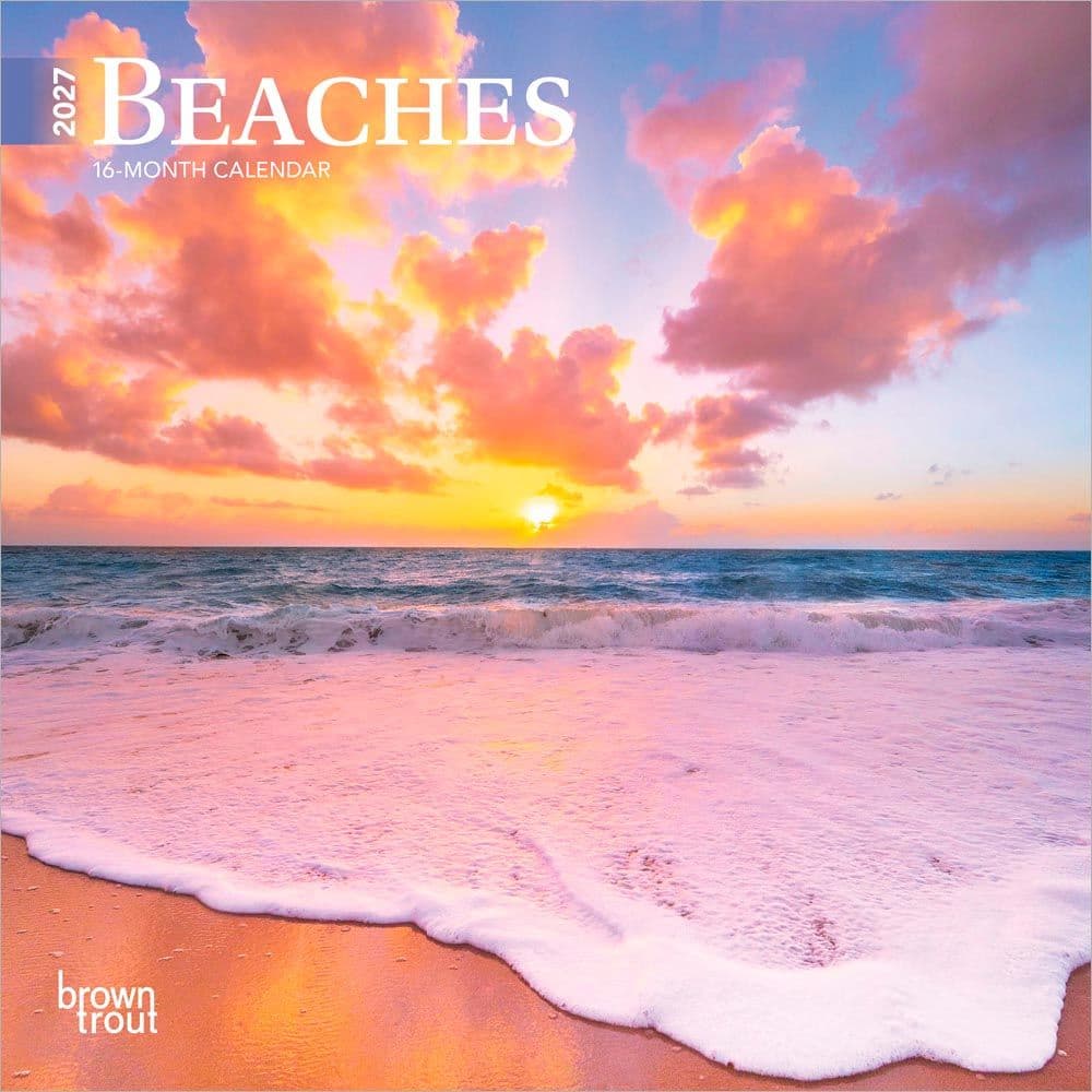 Beaches 2027 Mini Wall Calendar Main Product Image