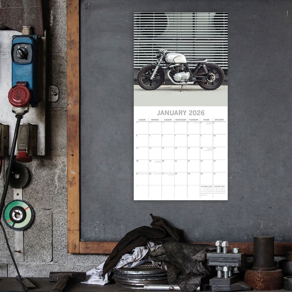 Custom Bikes 2026 Wall Calendar Second Alternate Image