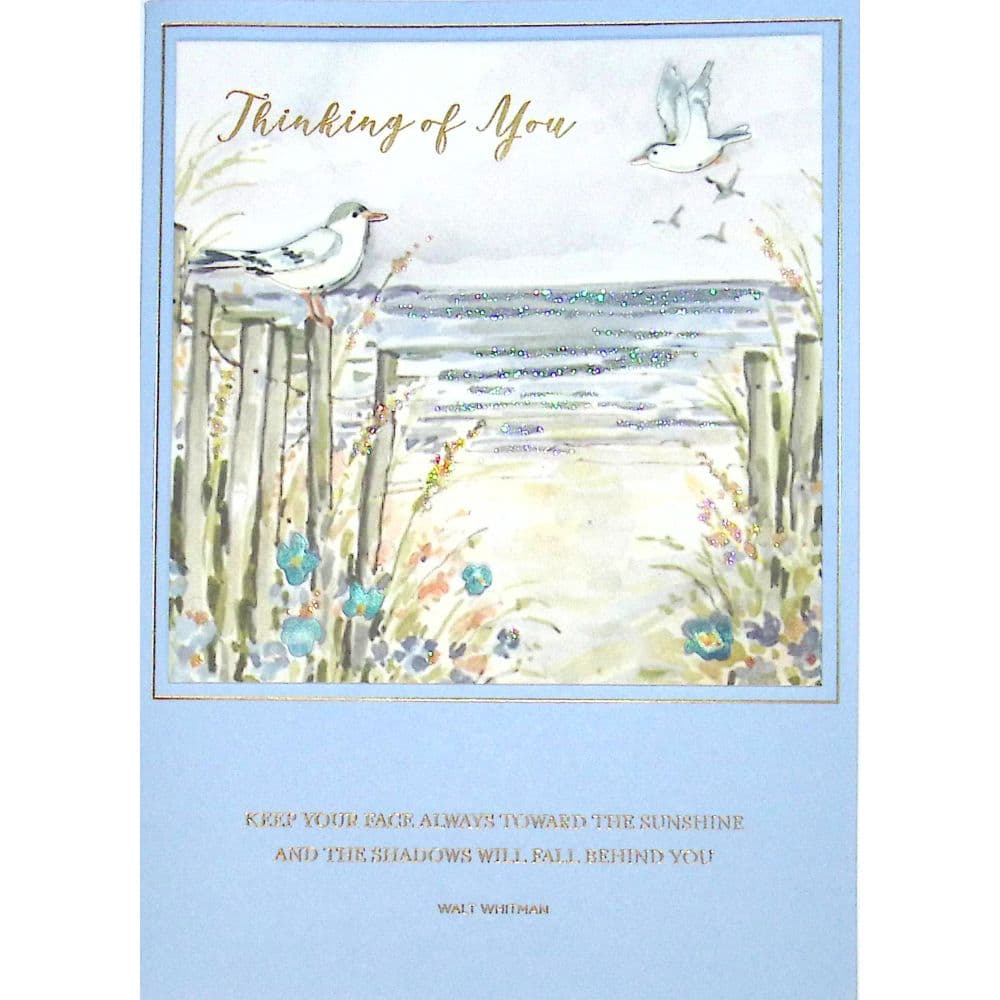 Cape Cod Beach Scene Friendship Card First Alternate Image width="1000" height="1000"