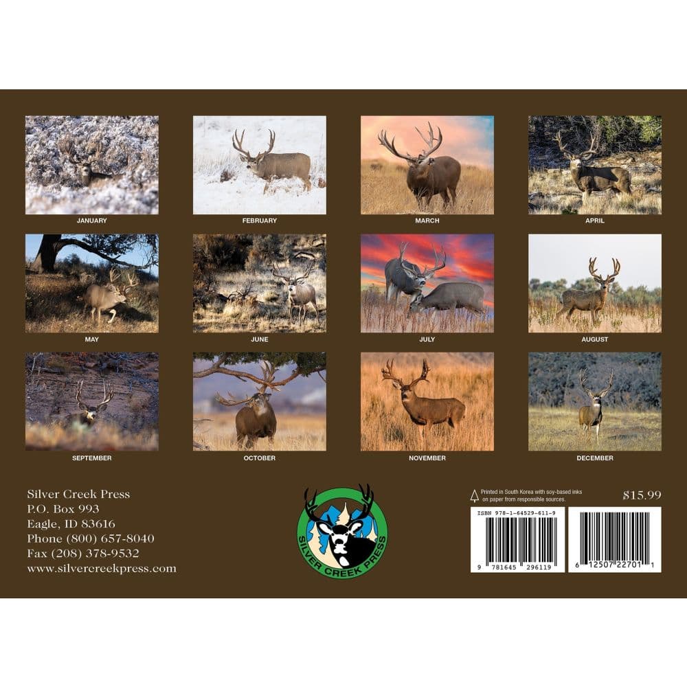 Mule Deer 2027 Wall Calendar First Alternate Image