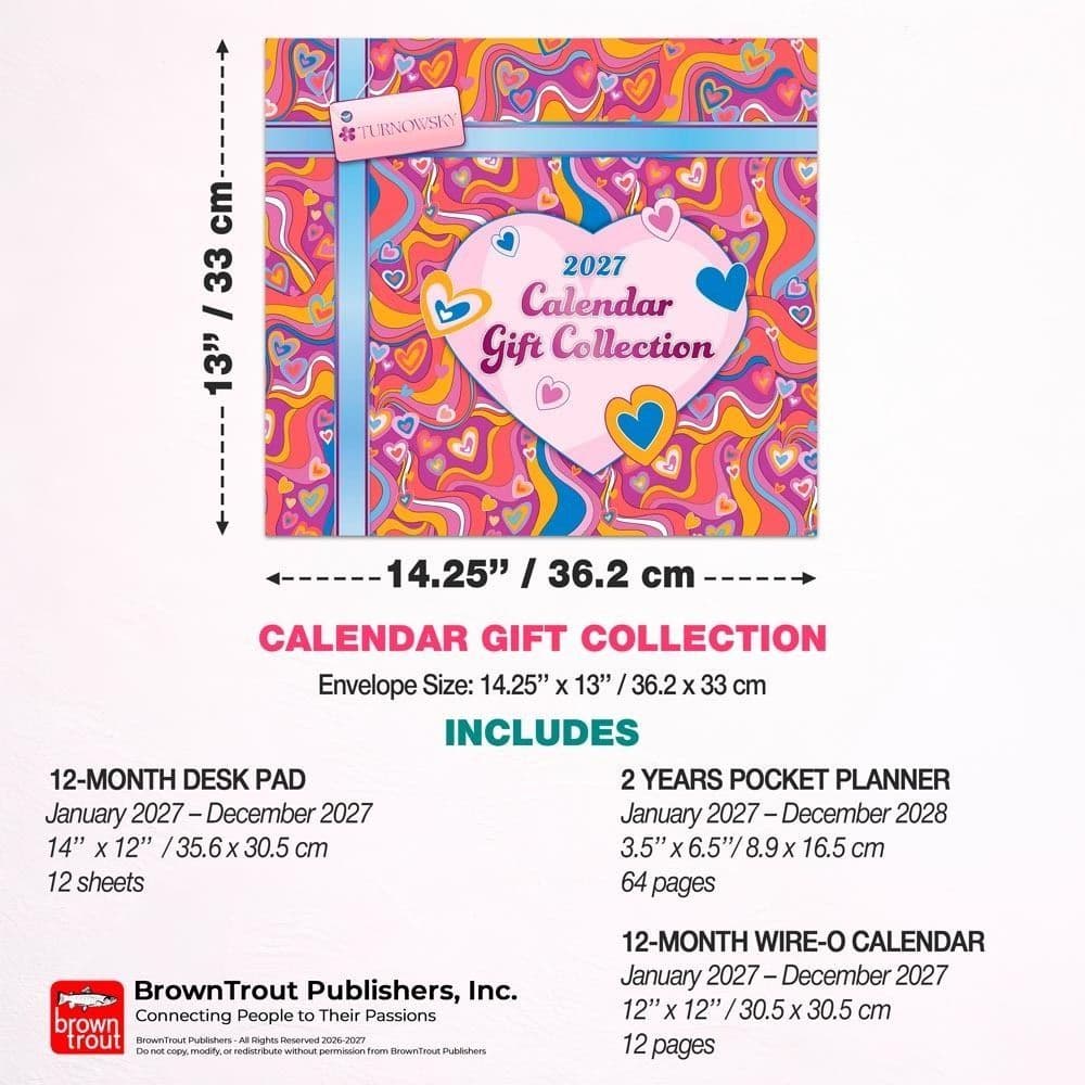 Turnowsky Nothing But Love 2027 Calendar Gift Collection Sixth Alternate Image