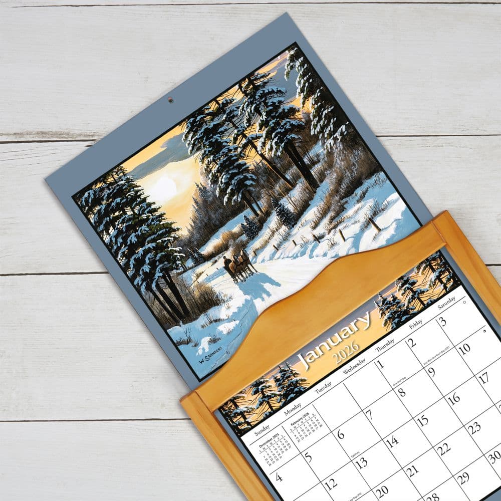 Lure of the Outdoors 2026 Wall Calendar by Bill Saunders_ALT4