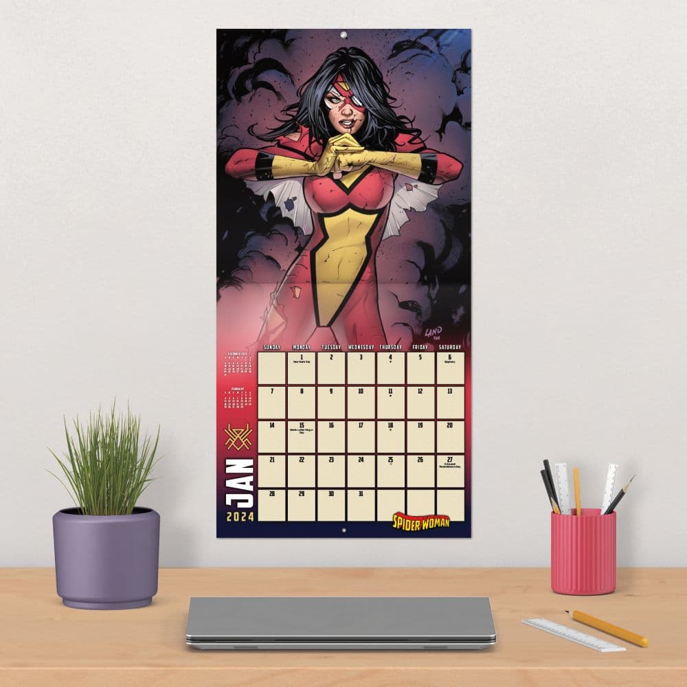 Marvel Women 2024 Wall Calendar Alternate Image 5