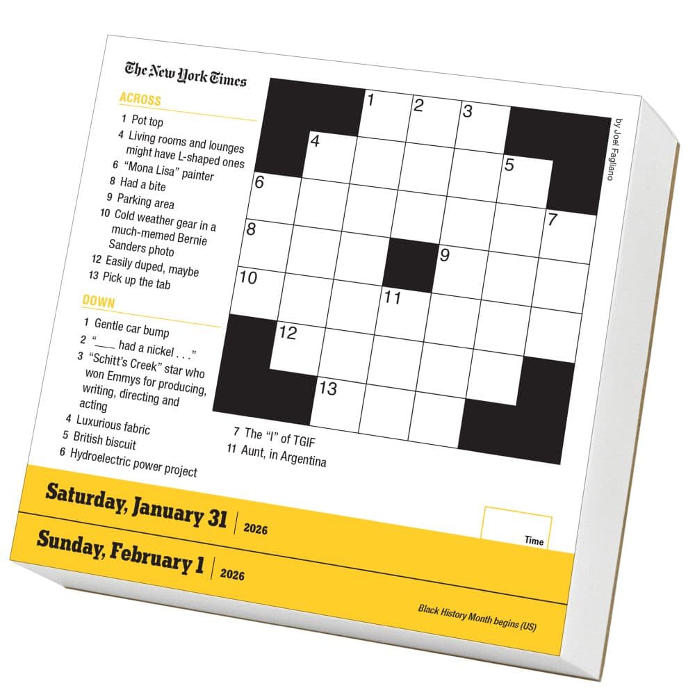 New York Times 2026 Desk Calendar Second Alternate Image