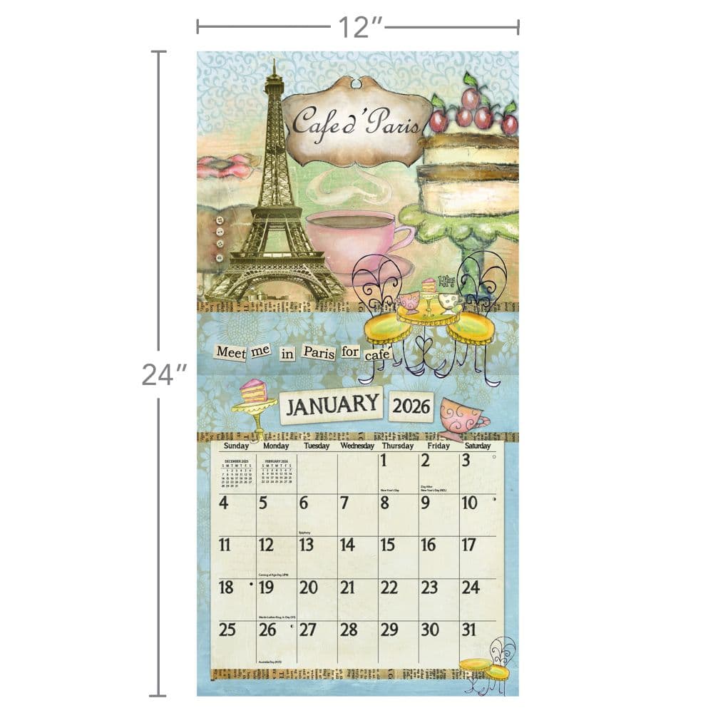 Embrace The Day 2026 Wall Calendar_ALT4