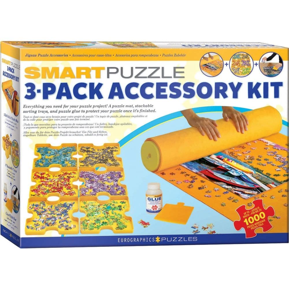 12-Pack Smart Puzzle Glue on Tray, Eurographics