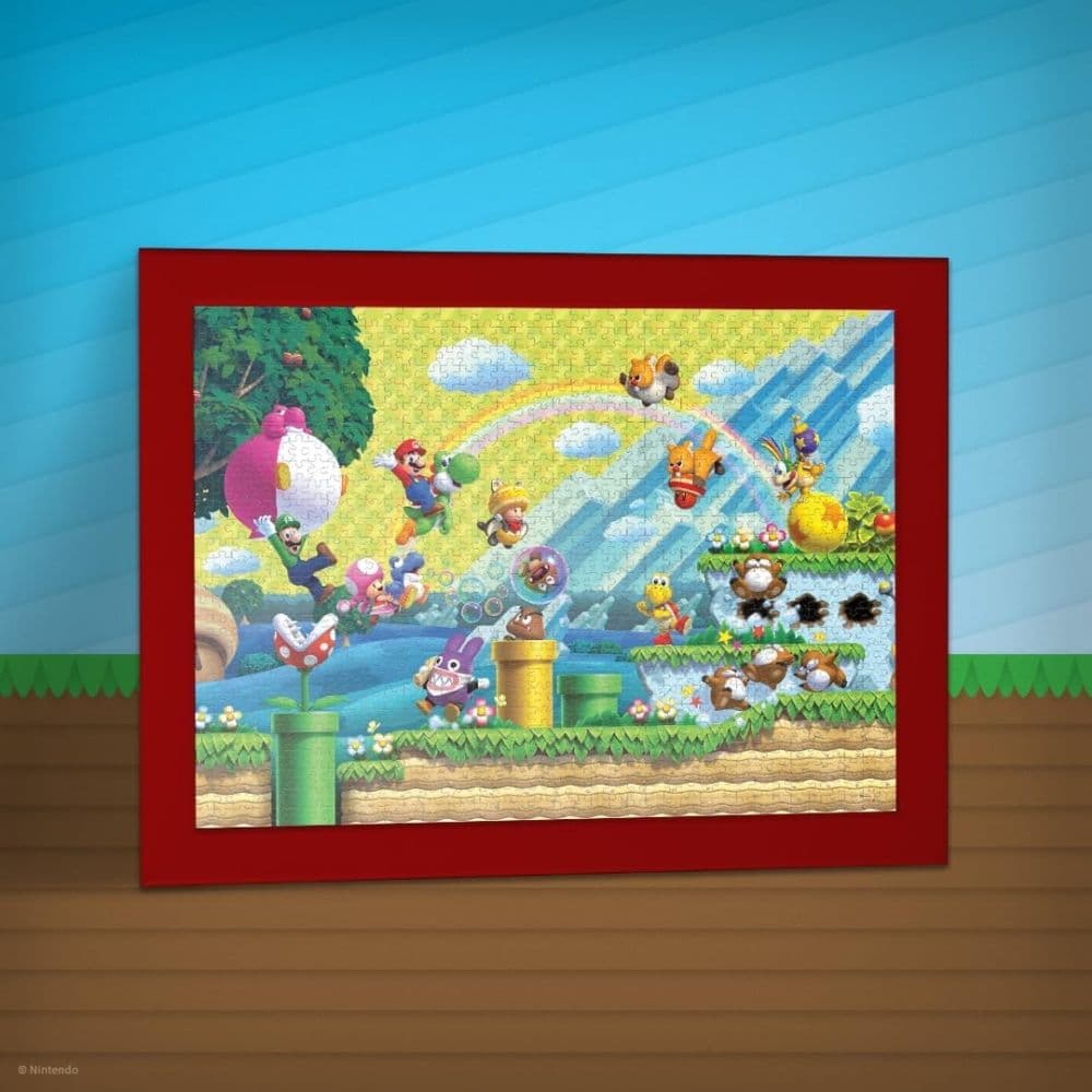 Super Mario Chaos Fun 1000 Piece Puzzle Sixth  Alternate Image