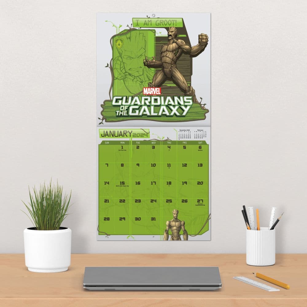 Marvel Groot 2024 Wall Calendar